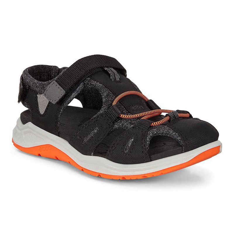 Kids Ecco X-Trinsic K - Sandals Black - India JACWXT345